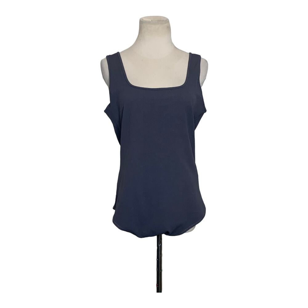 Abercrombie & Fitch gray ribbed sleeveless bodysuit size XXLarge